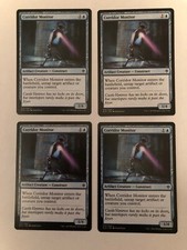 4x Mtg Throne Of Eldraine Corridor Monitor NM/M Magic Karte Magic The Gathering