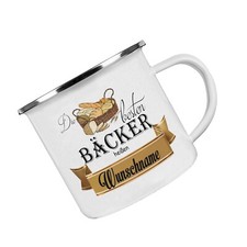 Emaille-Tasse  mit Wunschname