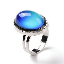Oval Mood Ring Temperature