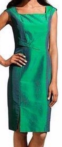 Seidenkleid grün singh - seidenkleid,