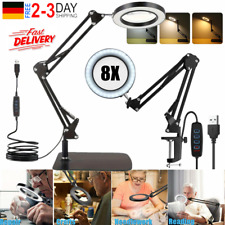 8x Dioptrien LED Lupenleuchte