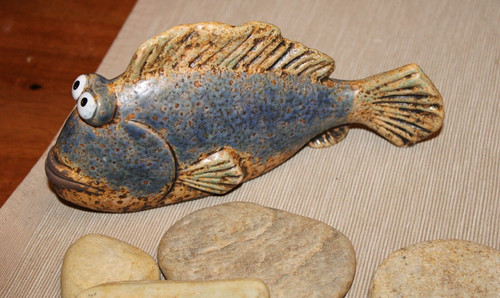 Witziger fisch groß keramik - witziger, groß,