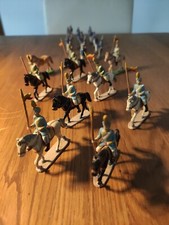 34 Soldaten Zinn Figuren