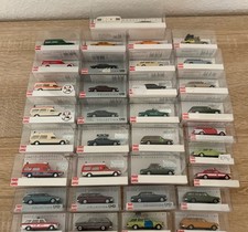 Top: 33 x Busch Mercedes W123  Automodelle Konvolut Miesen Polizei PKW 1:87 OVP!