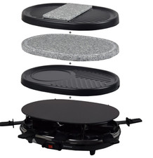 Raclette-Set mit Glas-Keramik
