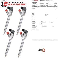 4x 0445110035 Einspritzdüse Injektor Mercedes W210 E320 ML 270 CDI A6130700187