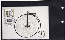 Deutschland 1243 MAXI CARD FAHRRAD TECHNIK BICYCLE HOCHRAD KARTE CARTE GERMANY
