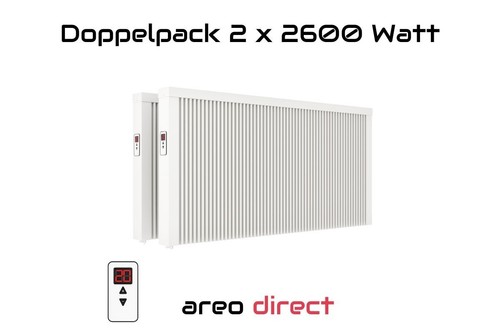 Elektroheizung 2x2600w heizung - elektroheizung,