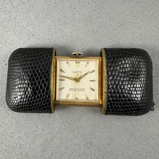 Laco Reiseuhr US Pat 2640668 50er Jahre Handaufzug ähnlich Movado Ermeto