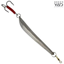 YAD Bergmann King Edelstahl V2A Pilker 75-700g Bananen-Form Dorsch Heilbutt