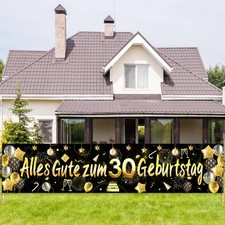 30 Geburtstag Deko Banner Deko