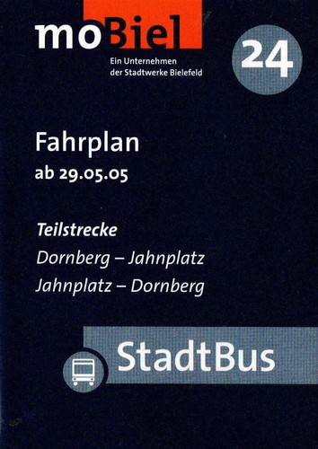 Linienfahrplan stadtbus - stadtbus, 24