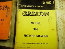 GALION 303  MOTOR GRADER
