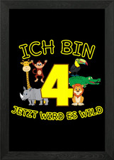 Kinder Zoo 4 Ich Bin Framed