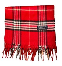 Vintage Burberry Schal Rot