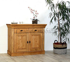 Massivholz Kommode Kiefer massiv gelaugt geölt NEU Anrichte Sideboard schrank
