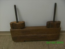 Antike Buchpresse Klotzpresse für Buchbinder