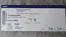 The Musical Box performs Genesis Live 72/73 Mannheim 5.4.2025 / Platz 23 Ticket