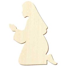 Holz Krippenfigur - Betende