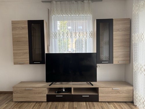 Moderne wohnwand mit - moderne, tv-bank