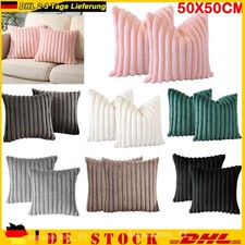 2er Set  Sofakissen Samt