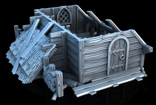 Tabletop terrain ruined - tabletop, terrain: