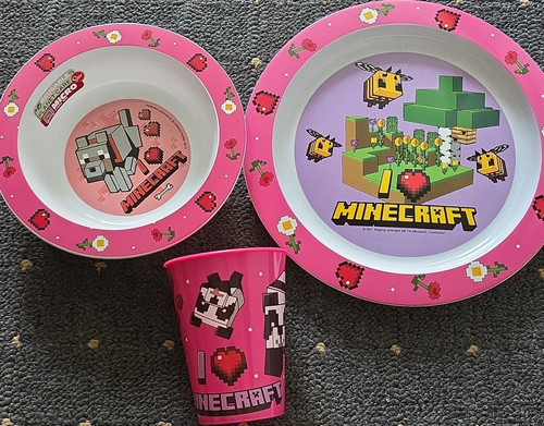Minecraft kindergeschirr set - minecraft, kindergeschirr-set