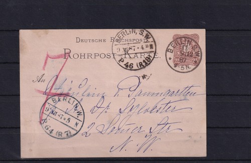 K714 deutsches reich rohrpost - deutsches,