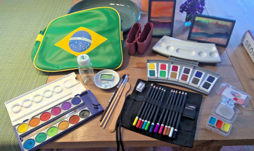 Aquarellset pelikan konvolut - aquarellset,