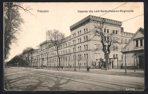 Ansichtskarte potsdam kaserne - ansichtskarte,