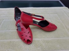 Peeptoes Leder, Ara, Gr. Gr. 39. Rot