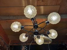 Hübsches Deckenlampe Leuchte Sputnik 70s Space Age, 6-armig, RARITÄT 