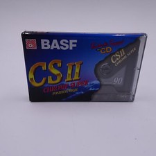 BASF CS II Chrome Super Position High Kassette Tape Neu OVP 90 Min 