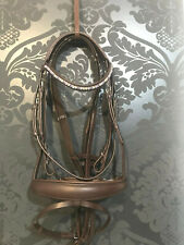 Healthy Horses Trense anatomisch braun mit Stirnriemen m. originalem Glitzer