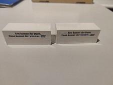 2 x Getränkekofferaufbauten mit geprägter Ladebordwand  AMW AWM passt für Herpa