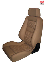 Recaro  Ergomed D  Leder beige neu bezogen Rauten Showcar Einzelstück neu bezoge