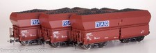 ROCO 44138 DB RAG Selbstentladewagen Fad - 3 Modelle im Set /-2