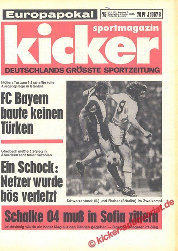 Kicker sportmagazin 75 - nr.,