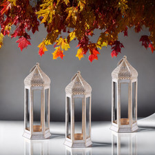 3er Set Orientalische Laterne