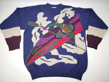 Sport Ice by Iceberg Strick Pullover Kayak Gr. V (XL) NEU Italy vintage 90s