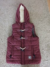SUPERDRY Damen Winter Weste Gr. L bordeaux