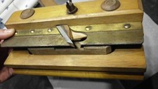 Rarität sehr alter Vintage Hobel Nuthobel Profilhobel antik Holz , LW Schupo