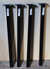 vier Tischbeine, schwarz