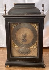 Kleine Standuhr Sammlerstück Holz Glasscheiben Elias Guntschy