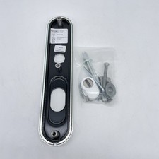 ABUS Tür-Schutzbeschlag KLZS 714 W weiß mit Zylinderschutz rund 12235