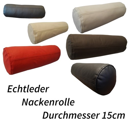 Echtleder nackenrolle - echtleder,