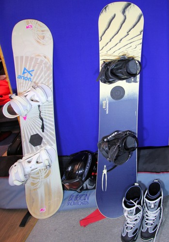Snowboard-Damenausrüstung
