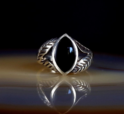 Ring silber 925 - silber, onyx