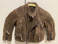 Lederjacke Kinder NeuMeindl 98-104(4 J. )braunes Wildleder Topzustand NP 480 €