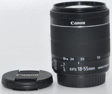 Canon EF-S 18-55mm 3.5-5.6 IS STM Bildstabilisator Objektiv Z.t. Gut #aa